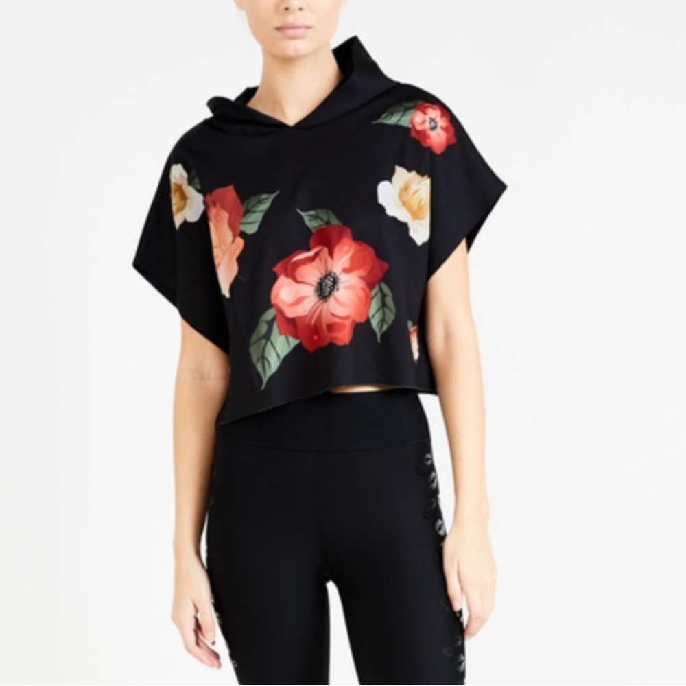 ULTRACOR xs Sparrow Botanica (Floral) Athletic hooded top Orig $188